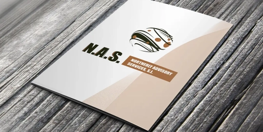 Carpetas de NAS Consulting, diseñadas por IDG GRUP WEB, empresa de diseño corporativo en Barcelona