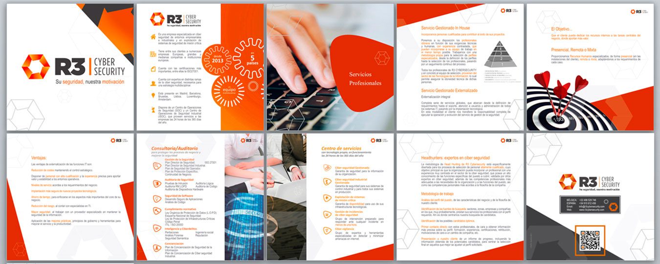Diseño Gráfico e Imprenta de Dossier Corporativo para R3 (Madrid) | Diseño: IDG GRUP WEB - IMAGEN CORPORATIVA Y PUBLICIDAD
