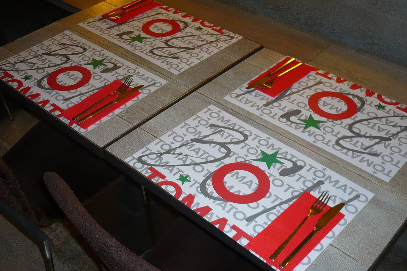 Diseño e imprenta Manteles individuales personalizados para Cafeterías y Restaurantes
