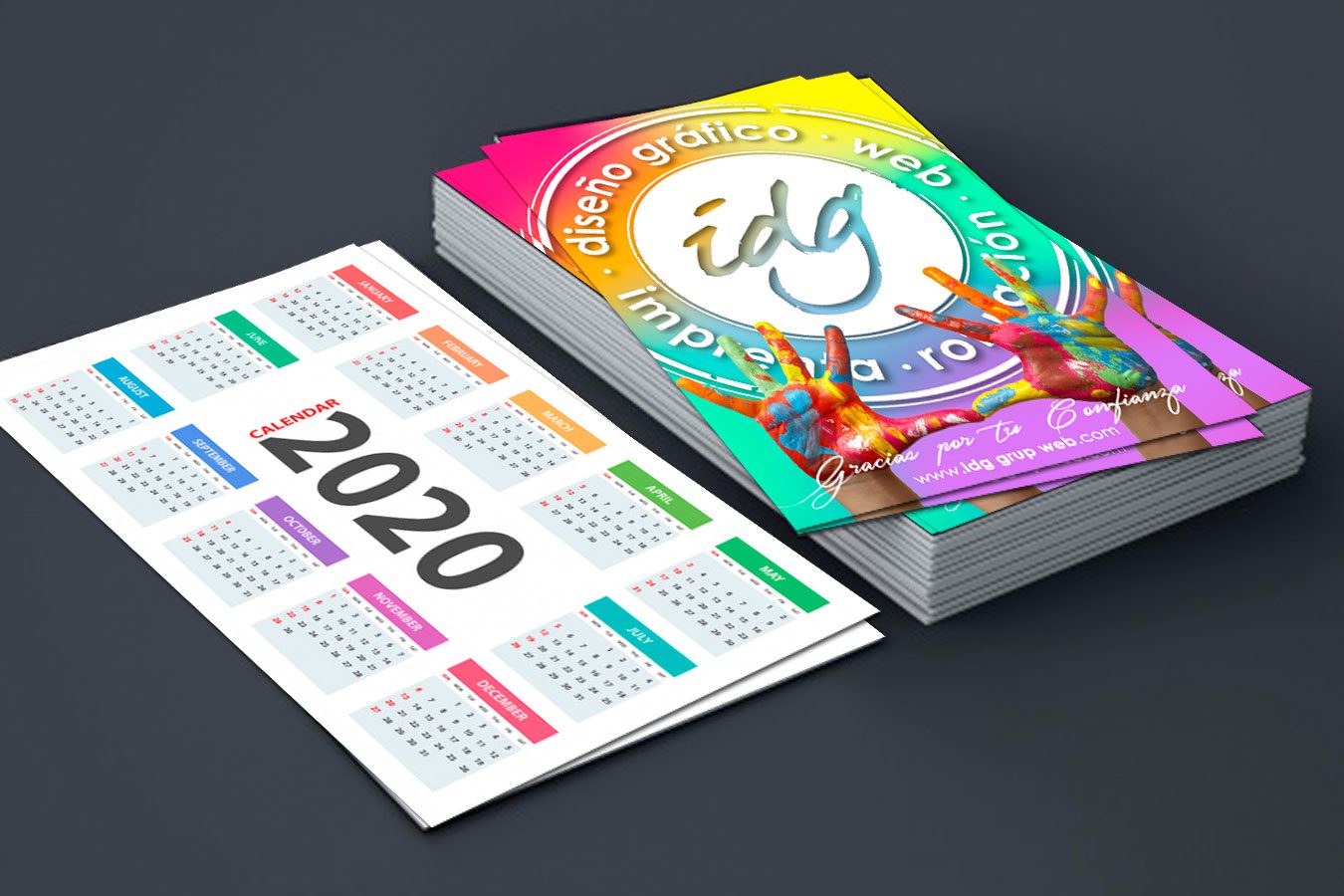 Diseño e Imprenta Tarjetas-Calendario
