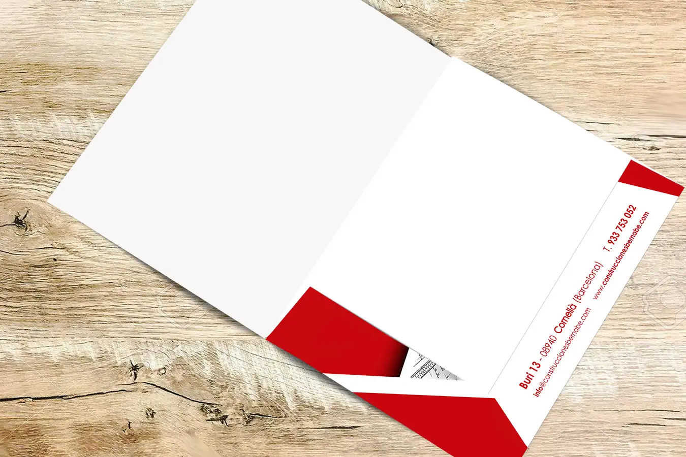 Diseño e imprenta de Carpetas de empresa personalizadas