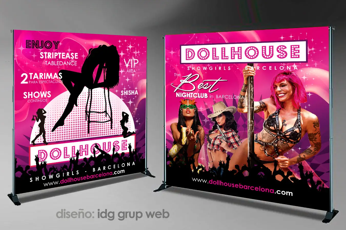 Diseño e imprenta de Photocalls publicitarios y corporativos