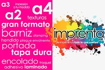 Imprenta publicitaria: Digital, Offset, Gran Formato